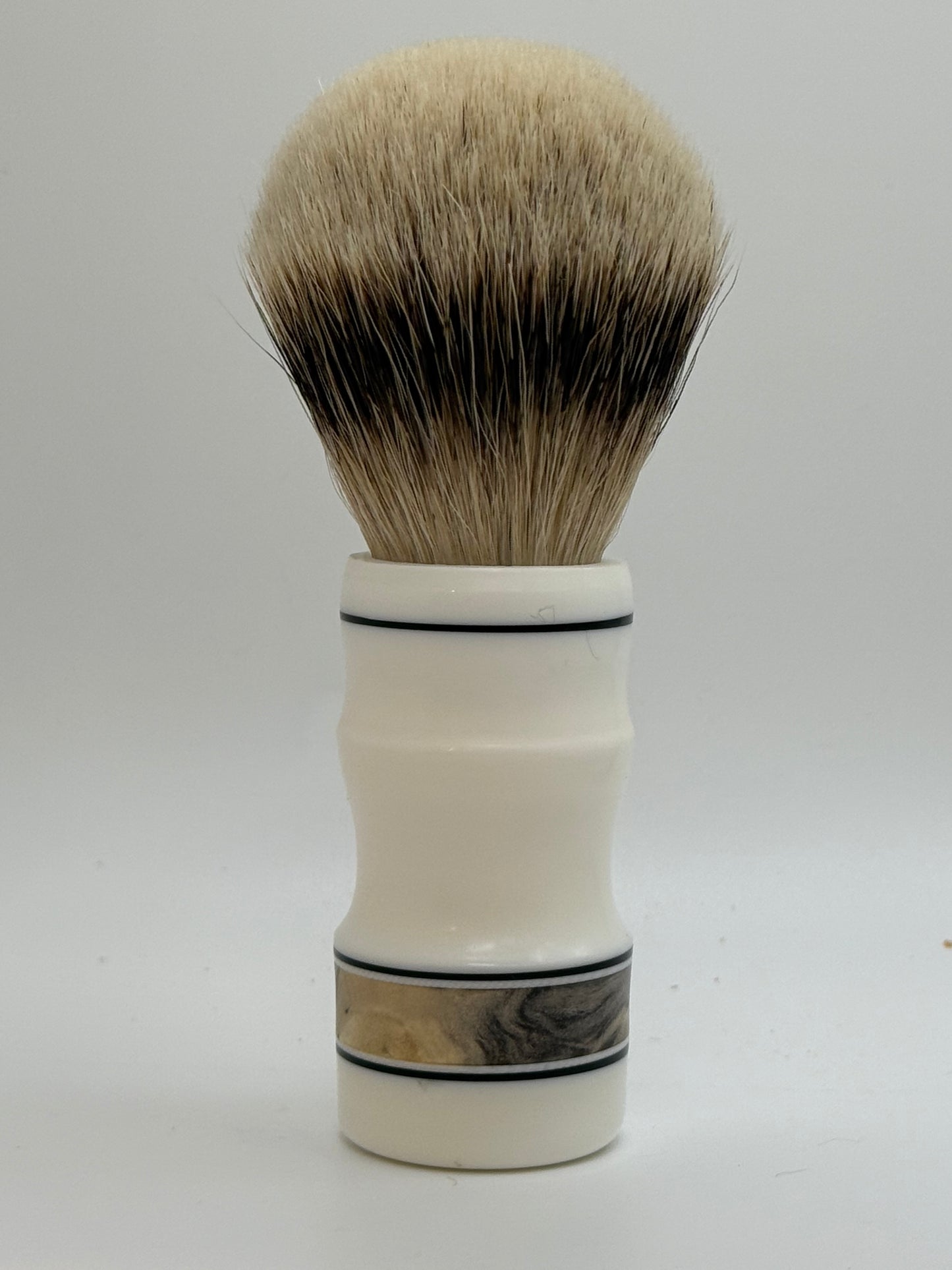 White resin with buckeye segment