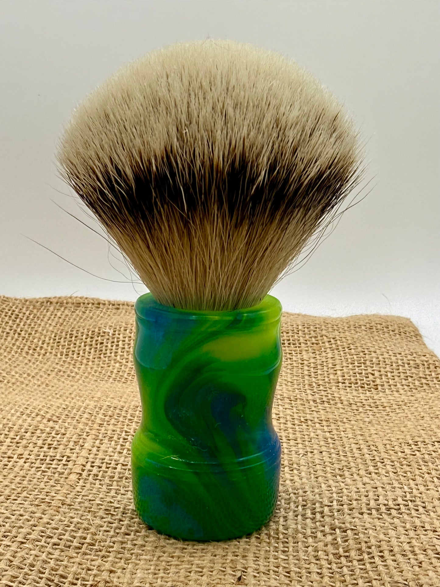 Swirly blue and green