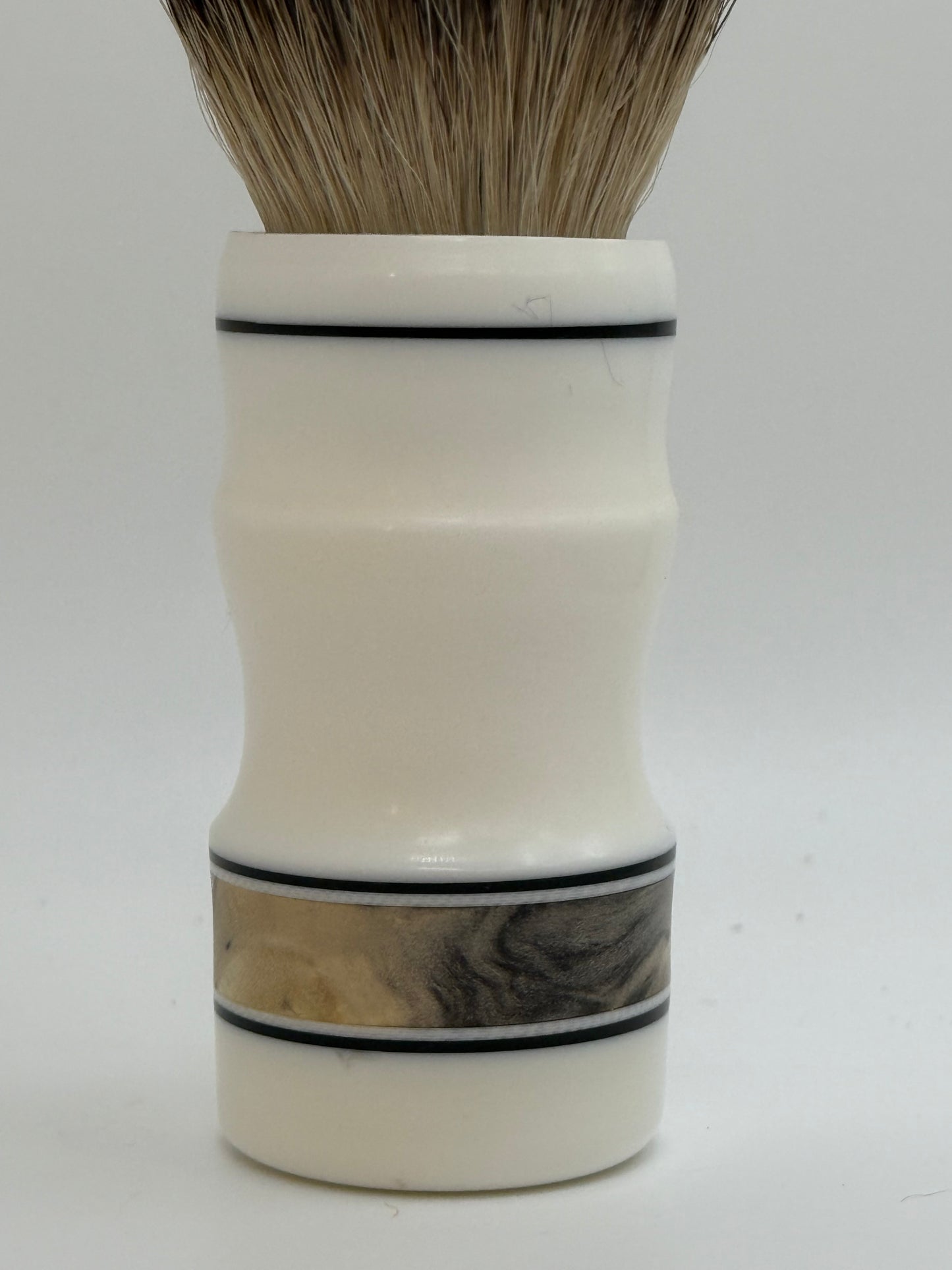 White resin with buckeye segment